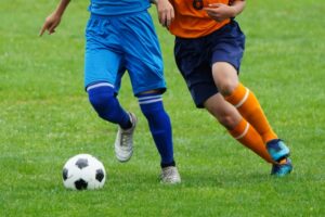 スポーツをしている人